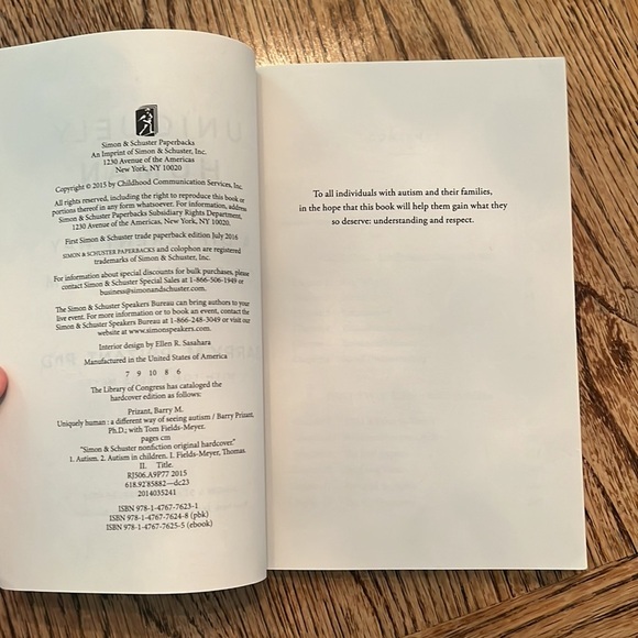 UEC UNIQUELY HUMAN : A DIFFERENT WAY OF SEEING AUTISM BY DR BARRY PRIZANT - Picture 6 of 7